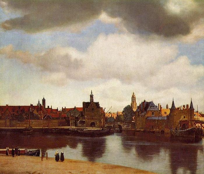 Johannes Vermeer View on Delft. China oil painting art